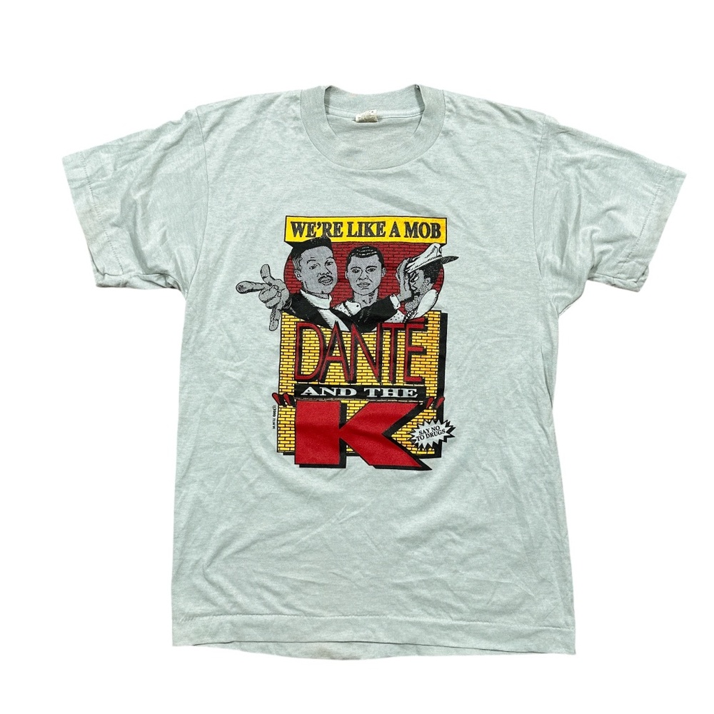 Vintage 80s Dante And The K We're Like The Mob Single Stitch T Shirt Mens Medium